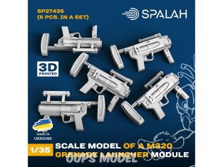 Spalah armement SP27435 Modules de lance-grenades M320, 5 pièces 1/35