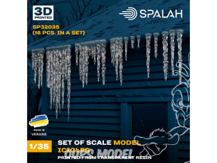 Spalah diorama SP32035 Stalactites de toiture 1/35