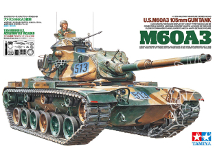 TAMIYA maquette militaire 35140 Char d'assaut américain M60A3 de 105 mm 1/35