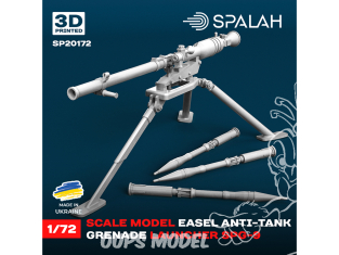 Spalah armement SP20172 Lance-grenades antichar Easel SPG-9 1/72