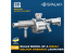 Spalah armement SP27335 Lance-grenades Milkor M32A1, lot de 5 1/72