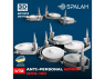 Spalah armement SP27335 Obus de mortier de calibre 120 mm, 10 psc 1/72