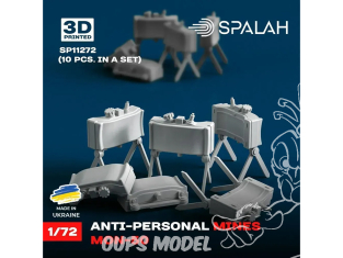 Spalah armement SP11272 Anti-personnel mines MON-50" 10 pcs. 1/72