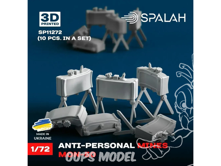 Spalah armement SP11272 Anti-personnel mines MON-50" 10 pcs. 1/72