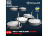 Spalah armement SP11472 Anti-personnel mines MON-200" 10 pcs. 1/72