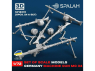 Spalah armement SP18372 Mitrailleuse MG-34" 5 pièces 1/72