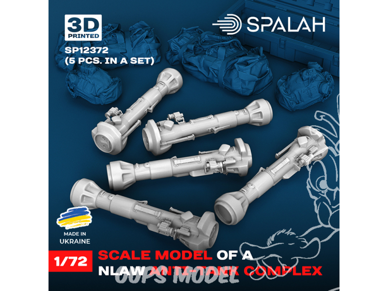 Spalah armement SP12372 Complexe antichar NLAW 5 pièces 1/72