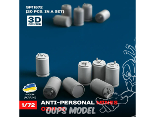 Spalah armement SP11572 Mines antipersonnel OZM-72 20 pièces 1/72