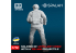 Spalah kit figurine SP13572 Chargeur avec un projectile de 155 mm d'obusier M777 1/72