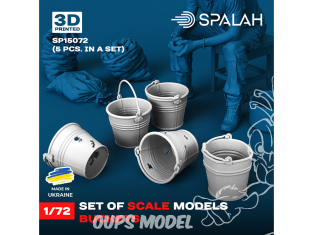 Spalah SP15072 Seaux 5 pièces 1/72