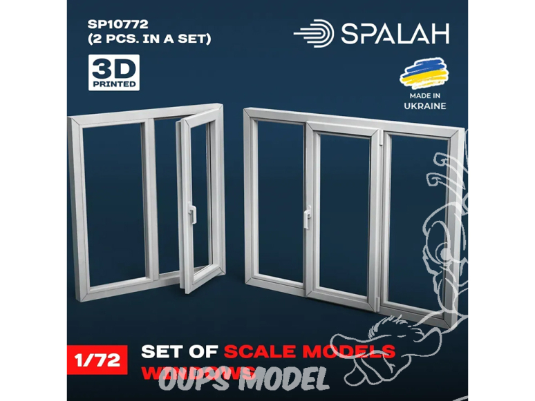 Spalah SP10772 Fenêtres 2 pièces 1/72