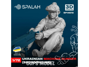 Spalah kit figurine SP14572 Mitrailleur ukrainien Browning M2 1/72