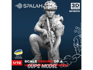 Spalah kit figurine SP19372 Partisan ukrainien 1/72