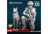 Spalah kit figurine SP19472 Partisan ukrainien avec un chien 1/72