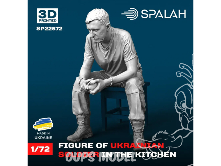 Spalah kit figurine SP22572 Soldat ukrainien dans la cuisine 1/72