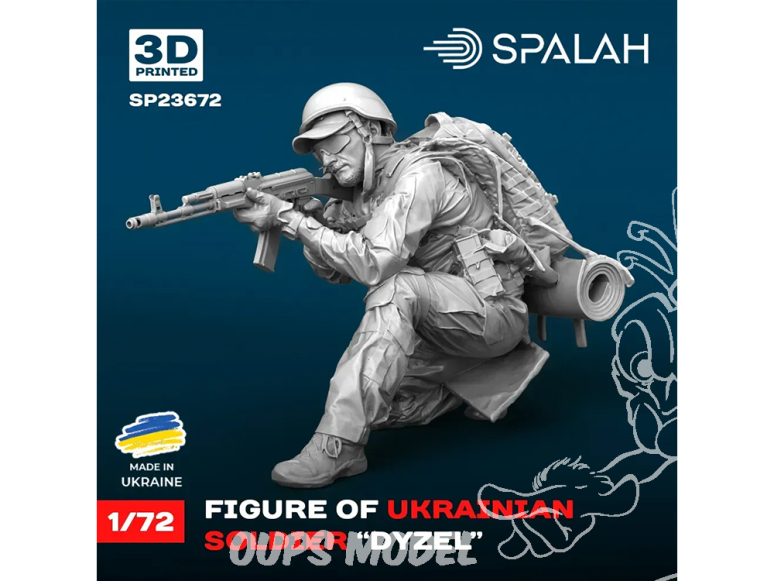 Spalah kit figurine SP23672 Soldat ukrainien Dyzel 1/72