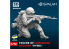Spalah kit figurine SP23672 Soldat ukrainien Dyzel 1/72