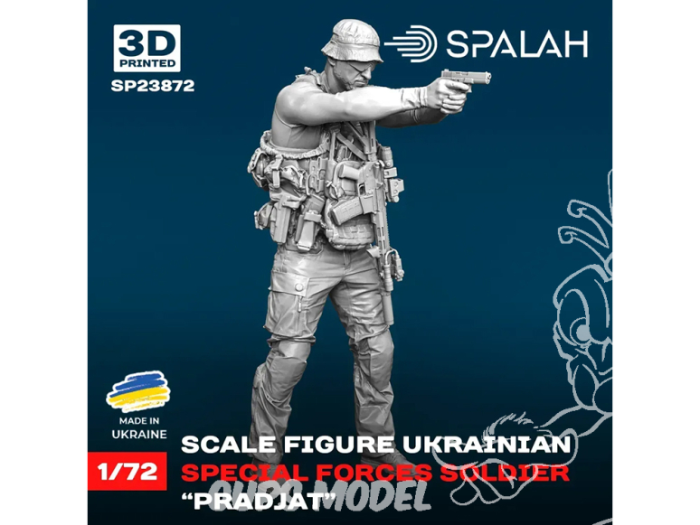 Spalah kit figurine SP23872 Soldat des forces spéciales ukrainiennes Pradjat 1/72