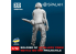 Spalah kit figurine SP24472 Soldat de l’équipage d’artillerie avec un projectile de 100 mm 1/72