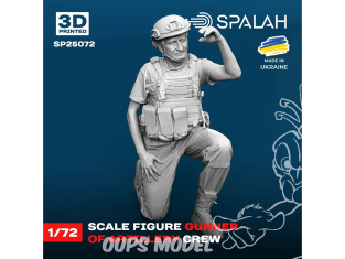 Spalah kit figurine SP25072 Artilleur équipier. 1/72