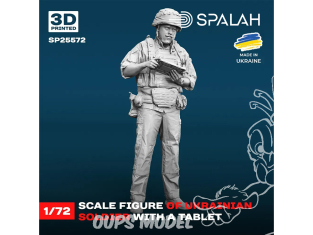 Spalah kit figurine SP25572 Soldat ukrainien avec une tablette 1/72