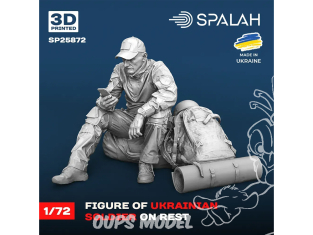 Spalah kit figurine SP25872 Soldat ukrainien au repos 1/72