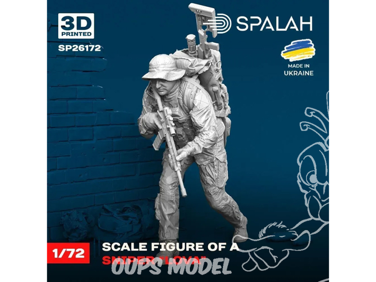 Spalah kit figurine SP26172 Sniper Lova 1/72