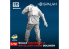 Spalah kit figurine SP27972 Soldat d’équipage d’artillerie 1/72