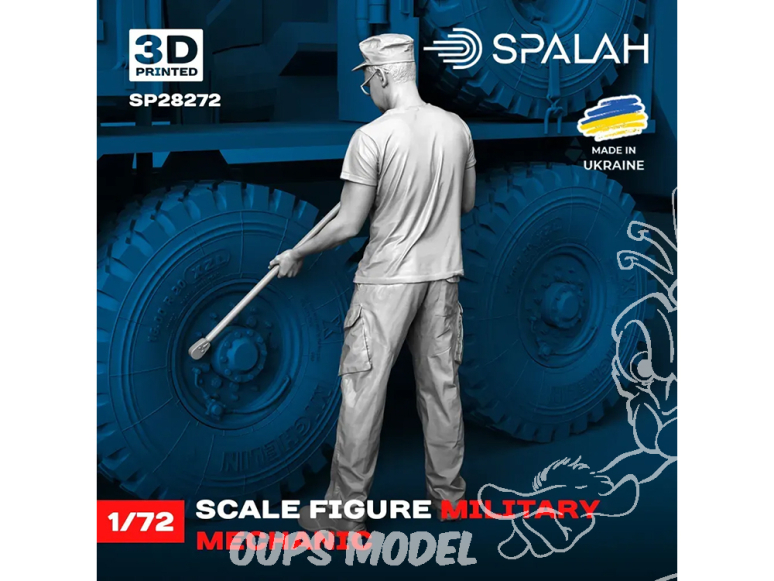 Spalah kit figurine SP28272 Mécanicien militaire1/72