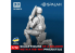 Spalah kit figurine SP28572 Mécanicien militaire couché 1/72