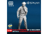 Spalah kit figurine SP28772 Soldat avec émetteur-récepteur portatif 1/72