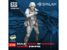 Spalah kit figurine SP30472 Mitrailleur DSHKM 1/72