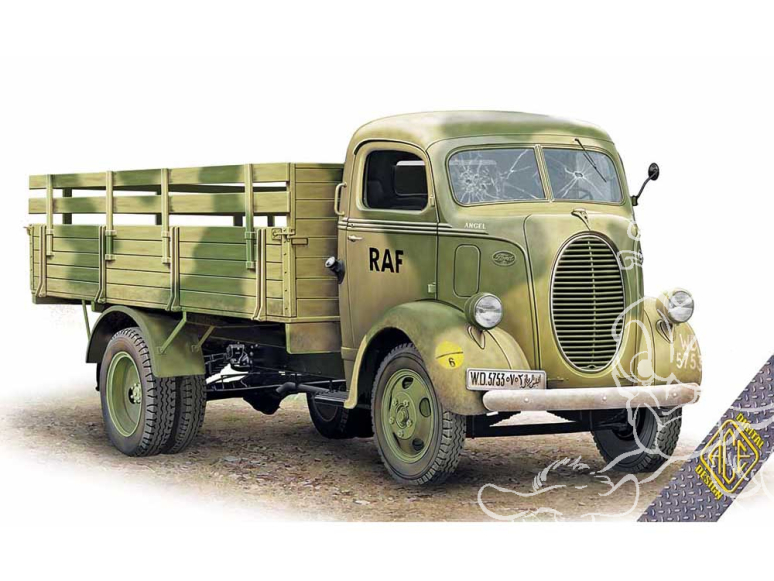 Ace Maquettes Militaire 72590 Camion poids lourd COE (CabOverEngine) m.1939 1/72