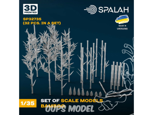 Spalah diorama SP32735 Bambous 32 pièces 1/35
