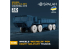 Spalah SP31235 Roues Pneus Michelin pour camions militaires HEMTT 9 pièces 1/35