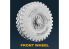 Spalah SP31235 Roues Pneus Michelin pour camions militaires HEMTT 9 pièces 1/35