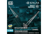 Spalah Accastillage SP00453 Grues Kriegsmarine pour bateaux et avions Bismarck Scharnhorst Gneisenau Tirpitz 2 pièces 1/350