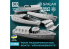 Spalah Accastillage SP00353 Bateaux pour la Kriegsmarine, Bismarck, Scharnhorst, Gneisenau, Tirpitz 19 pièces 1/350