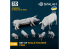 Spalah kit figurine SP32635 Cochons 7 pièces 1/35