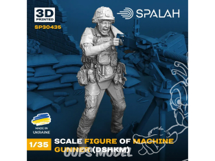 Spalah kit figurine SP30435 Mitrailleur DSHKM 1/35