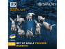 Spalah kit figurine SP31135 Lapins 8 pièces 1/35