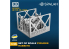 Spalah kit figurine SP31135 Lapins 8 pièces 1/35