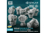 Spalah Accastillage SP00253 Projecteurs pour Bismarck, Scharnhorst, Gneisenau, Tirpitz 10 pièces 1/350