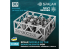 Spalah Accastillage SP00253 Projecteurs pour Bismarck, Scharnhorst, Gneisenau, Tirpitz 10 pièces 1/350