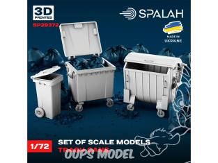 Spalah SP29372 Poubelles 3 pièces 1/72