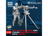 Spalah kit figurine SP30572 Mitrailleur avec mitrailleuse DShKM 1/72
