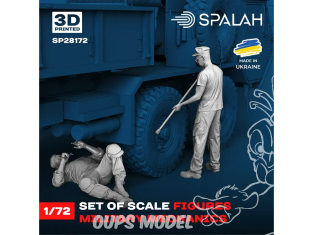 Spalah kit figurine SP28172 Mécanicien militaire 1/72