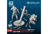 Spalah kit figurine SP27272 Équipage de mortier avec un mortier 2B11 de 120 mm 1/72