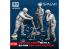 Spalah kit figurine SP10972 Équipage ukrainien de mortier avec un mortier KBA-48M de 82 mm 1/72
