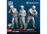 Spalah kit figurine SP10972 Équipage ukrainien de mortier avec un mortier KBA-48M de 82 mm 1/72
